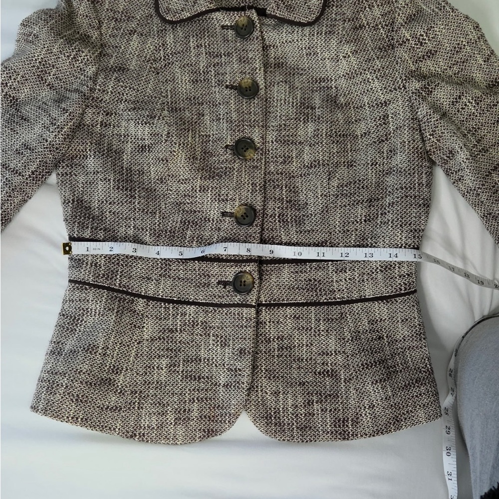 ANN TAYLOR LOFT
Brown and Cream Tweed Skirt Set - Picture 11 of 14